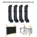 4pcs Rubber 4 Core Radiator Mounting Cushions Support Pads 4012-326-682s Replacement For 1968-1981 G M Cars New