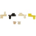 Door Lock Rod Clips For Gmc C2500 K2500 1990 To 1999 0 25 In Hole Diameter Metal And Plastic Replacement 12338100 16607593 6 