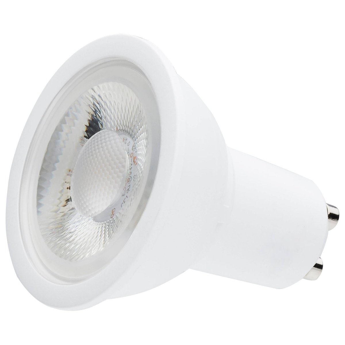 2 Pack 5 5w Mr16 Led Gu10 Base Bulbs 4000k Cool White 120v 40 Degrees Beam 500 Lumens S21744 Finish