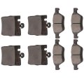 Ceramic Brakes Pads Quick Stop Front Rear Brake Pad Fit For 00-03 Benz Clk3 Clk430 98-99 E300 98-02 04 05 E3 E430 
