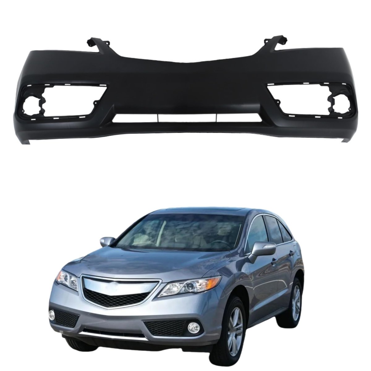Front Bumper Cover Replacement For Rdx 2013 2014 2015 Plastic Primed Direct Ac1000179