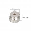 Uxcell Knurled Thumb Nuts 5pcs M4 X D16mm H10mm Carbon Steel Nut With Collar High Head Blind Hole For 3d Printer Parts