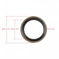 X Autohaux 25pcs M14 Bronze Tone Car Engine Oil Drain Crush Flat Bonded Washer Gaskets