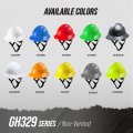 Ge Hard Hat Full Brim Padded 4-point Ratchet Suspension Ansi Z89 1-2014 Safety Hats For Men Impact Resistant Durable