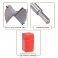 Uxcell Forstner Drill Bits 48mm Tungsten Carbide Wood Hole Saw Auger Opener Woodworking Hinge Drilling Boring Bit Cutter Gray