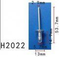 Autobahn88 Rear Bumper-filler Rivet Compatible With Toyota Oem 9026906013 9026905065 Pack Of 10