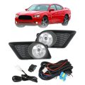 Left And Right Fog Lights Replacement For 2012-2014 Clear Lens With Wiring Kit 68092572aa 68092573aa 