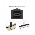 Uxcell Plastic Straight Slide Potentiometer Flat Push Knob Insert Shaft 4x1 6mm Red Black 10pcs