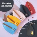 Hawyet 2 Pcs Car Pu Pull-out Key Bag With Rabbit Portable Large-capacity Storage Cover Universal For Black