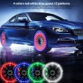 4 Pack Solar Energy Auto Flash Led Car Wheel Hub Tire Valve Cap Light Lamp High Low Temperature Resistant Air