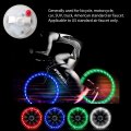 4 Pack Solar Energy Auto Flash Led Car Wheel Hub Tire Valve Cap Light Lamp High Low Temperature Resistant Air