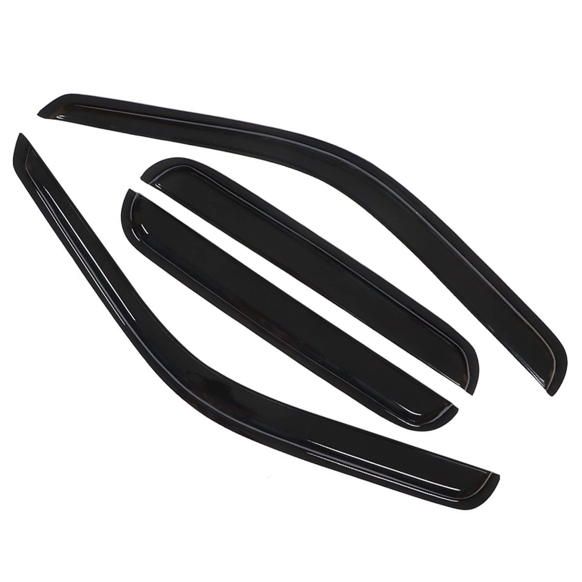 Window Visors Sun Rain Guards For F250 F350 F450 F550 Super Duty 1999 2016 Deflectors Vent Shade Replacement 4 Pack Abs Plastic