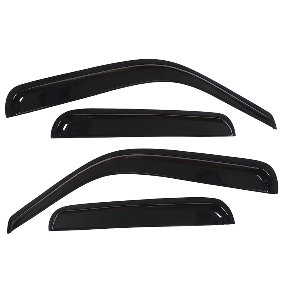 Window Visors Sun Rain Guards For F250 F350 F450 F550 Super Duty 1999 2016 Deflectors Vent Shade Replacement 4 Pack Abs Plastic