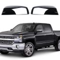 Chrome Top Half Mirror Cover Cap For 2014 2018 Chevy Silverado Sierra 1500 And 2015 2019 2500 Hd 3500 Direct Replacement Part 