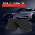 Brake Clutch Pedal Pad Cover 1 Pair Of Auto Rubber For Hyundai Accent Tucson Tiburon 3282536000