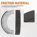 Front Rear Brake Shoes For Yamaha Bear Tracker 250 Timberwolf Moto-4 350 Pro Hauler Terrapro