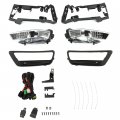 Kuafu Pair Fog Light Lamps Compatible With 2013-2015 Honda Accord Sedan Replace For 33900t2aa01 33950t2aa01 Ho2593132 Ho2592132