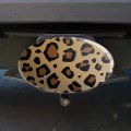 Leopard Print Animal Spots Oval Tow Trailer Hitch Cover Plug Insert