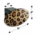 Leopard Print Animal Spots Oval Tow Trailer Hitch Cover Plug Insert