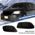 X Autohaux 1 Pair 68100709aa Front Right Passenger Side Fog Light Grille Cover Trim For Grand Caravan 2011-2020