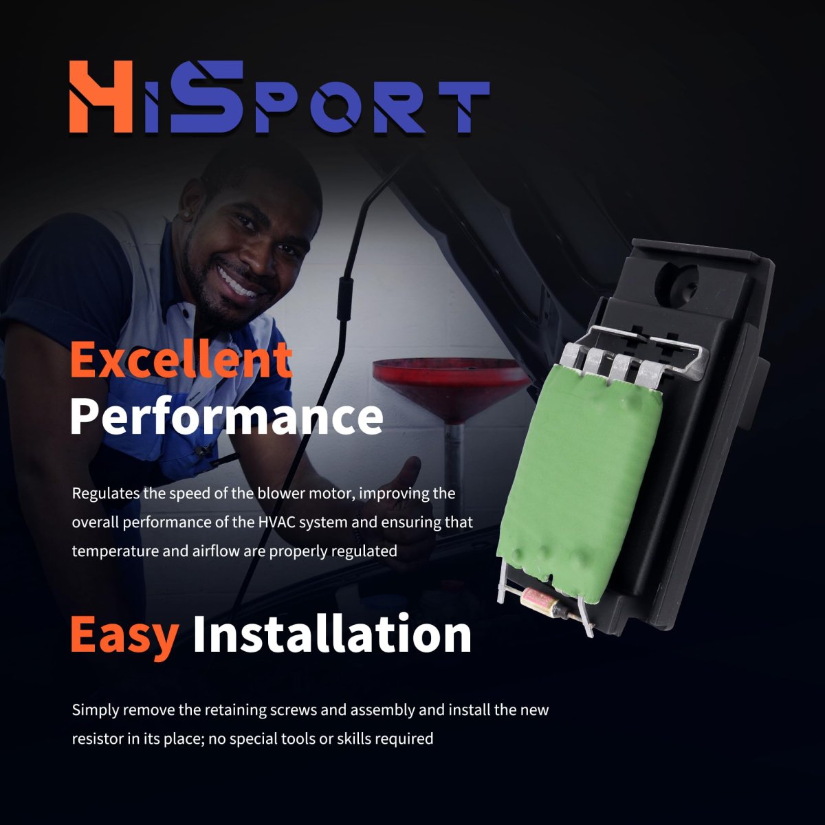 Blower Motor Resistor Control Module 3m5z18591ba For Ford Contour 1997 2000 Focus 2007 Transit Connect 2010 2013 Mercury Cougar