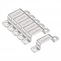 Uxcell U Shaped Connector Bracket 18 X 41 5mm 304 Stainless Steel For Door Closed Bar Holder Strut Channel 6pcs