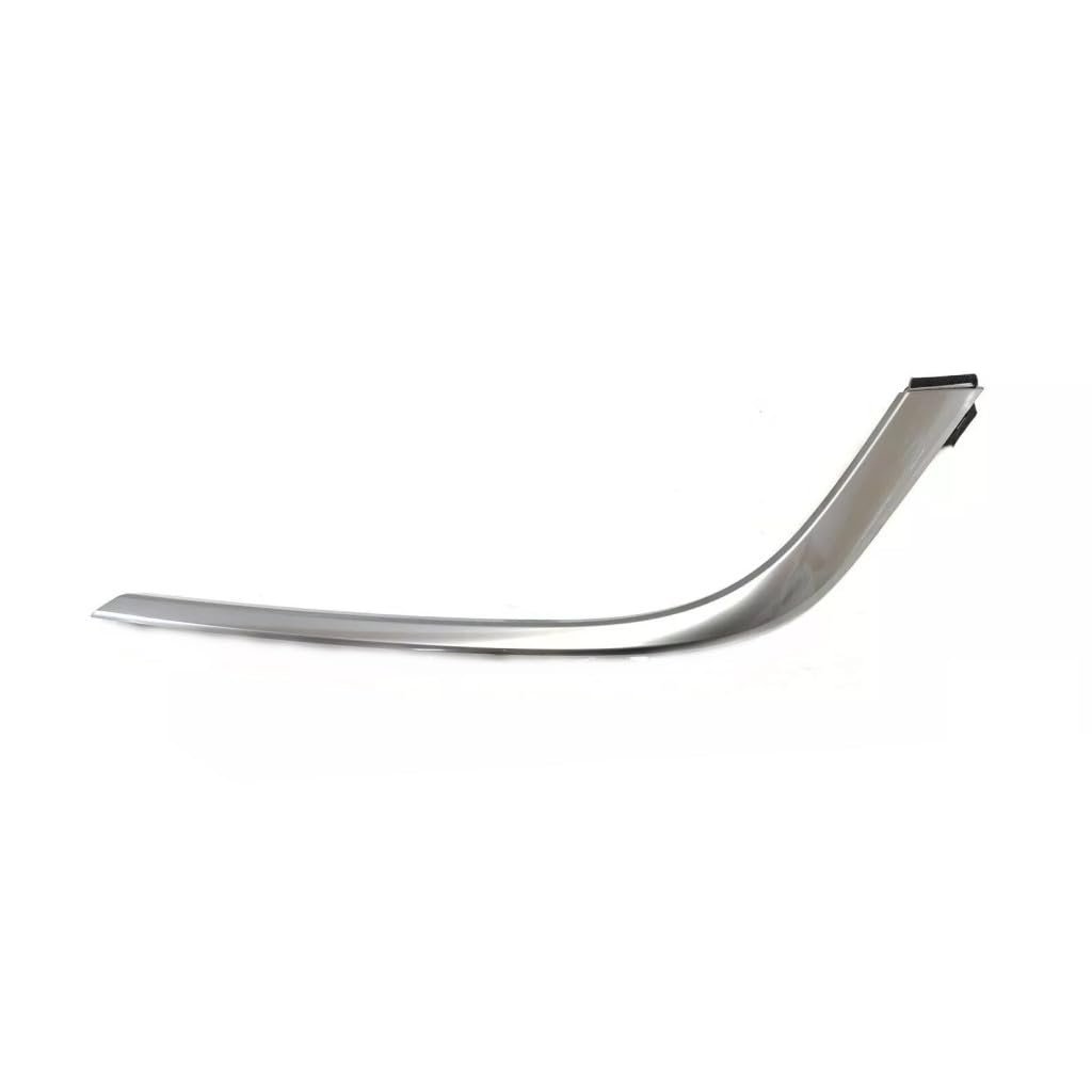 Front Passenger Side Bumper Cover Molding For Hyundai Kona 2022 2023 Satin Chrome Finish Below Headlight Limited Models Part