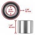 Caltric Rear Left And Right Cv Joint Axle With Bearing Compatible Kawasaki Brute Force 750 Kvf750 4x4i Eps 2012-2020