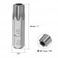 Uxcell Torx Bits 1 4 Inch Hex Shank 25mm Length Magnetic Screwdriver T40 Screw Driver Bit S2 Alloy Steel 25pcs