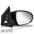Hy1321246 Oe Style Powered Heated Spotter Glass Passenger Right Side View Door Mirror Compatible With Tucson 16-18
