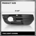 Pair Front Bumper Fog Light Covers Grille Bezels For Audi Q5 Base 2009-2011 Premium Plus Prestige 2009-2012 Left Driver Right
