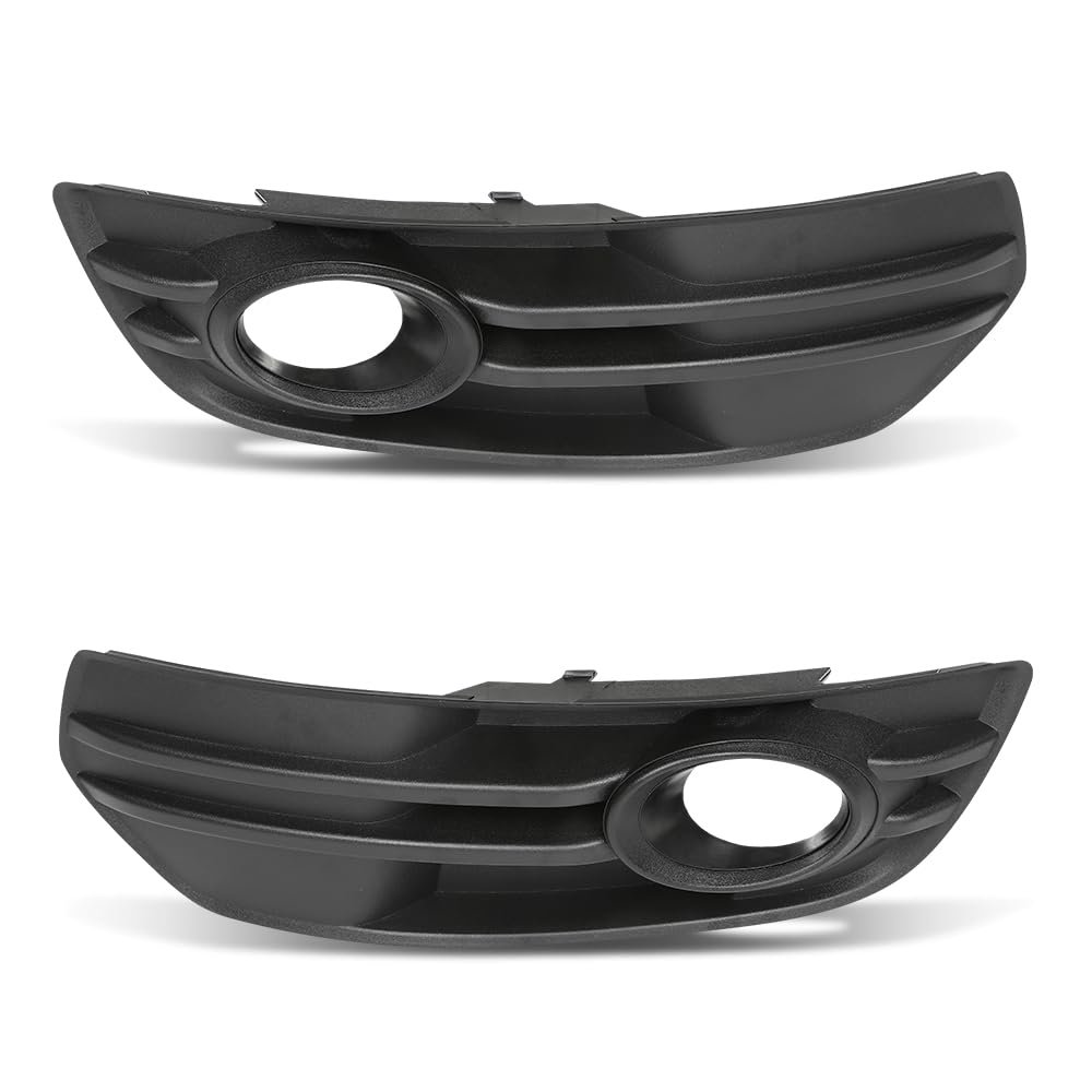 Pair Front Bumper Fog Light Covers Grille Bezels For Audi Q5 Base 2009-2011 Premium Plus Prestige 2009-2012 Left Driver Right