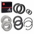 Moto1988 Heavy Duty Front Wheel Bearings Seals Kit For Honda Foreman 400 450 500 Trx400fw Trx450fe Fm Trx500 Fe Fpe Fpm Fa Fga