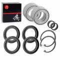 Moto1988 Heavy Duty Front Wheel Bearings Seals Kit For Honda Foreman 400 450 500 Trx400fw Trx450fe Fm Trx500 Fe Fpe Fpm Fa Fga