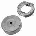 Caltric Rear Brake Drum And Shoes Compatible With Honda Foreman Rubicon 500 Trx500fa 4x4 2001-2014