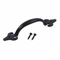 Nuvo Iron Antique Look Pull Handle 7 Colonial Design for Garage Shed Wood Door Kitchen Cabinet Furniture 