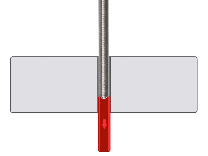 3 16 In Roll Pin Punch 66066 High Carbon Steel With Guide Ball Tip And Rust Preventative Coating