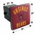 Ursinus College Bears Logo Tow Trailer Hitch Cover Plug Insert 2