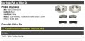 Rear Semi Metallic Brake Pads And Rotor Kit 5-lug Compatible With 2000-2005 Cadillac Deville
