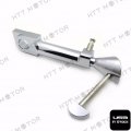 Httmt Ak-018- Cnc Adjustable Kickstand Chrome Aluminum Foot Side Stand Compatible With Vmax 85-07