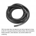 Uxcell Edge Trim Black U Shape Protector Rubber With Steel Clips Fits 1 64 -1 16 8 2ft 2 5meter Length Door Guards