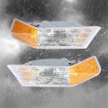 Labwork Front Left Right Parking Turn Signal Lights Corner Lamp Replacement For Jeep Patriot 2007-2014