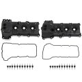 Engine Valve Covers Set W Gasket For Ford Edge 11-18 Ford Explorer 11-19 F150 11-17 Br3z6582u Br3z6582r O Cam Sensor Port Hole 