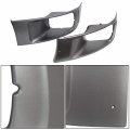 Hecasa Pair Headlight Bezel Compatible With 2003-2009 Chevrolet Gmc C4500 C5500 Topkick Kodiak Lh Rh Left Right Driver