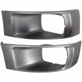 Hecasa Pair Headlight Bezel Compatible With 2003-2009 Chevrolet Gmc C4500 C5500 Topkick Kodiak Lh Rh Left Right Driver