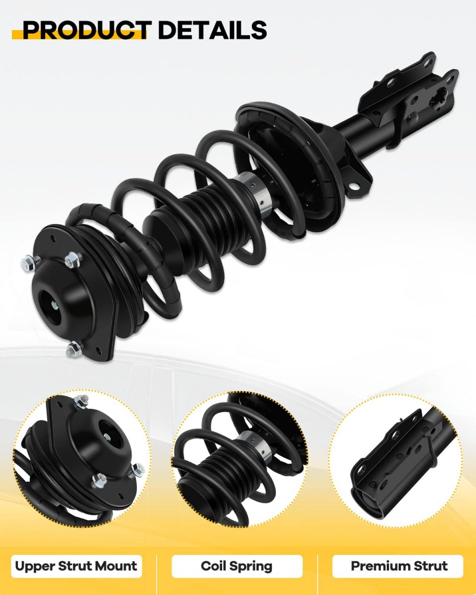 Front Complete Struts Assembly With Coil Springs For Chevrolet Cobalt 2005 2010 Chevy Hhr 2006 2011 Pontiac G5 2007 And Pursuit