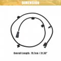 X Autohaux Car Under Hood Lamp Light Wiring Harness Replacement 68090861aa For Dodge Ram 2012-2017