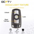 Ocpty 4 X Flip Key Entry Remote Control Fob Replacement For 2007-2013 Bmw X5 X6 Z4 1 5 2006-2010 6 2002-2009 2010-2012 7 3