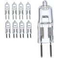 Satco 2 Pack 50 Watt Halogen T4 Bi Pin Light Bulb Clear Gy6 35 Base 12 Volt 2900 Kelvin 900 Lumens Dimmable Mini Lamp For 