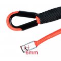 Atv Utv 4x4 Car Truck Synthetic Winch Rope 50ft 1 4 Inch 000lbs Rock Heat Guard Protective Sleeve Orange